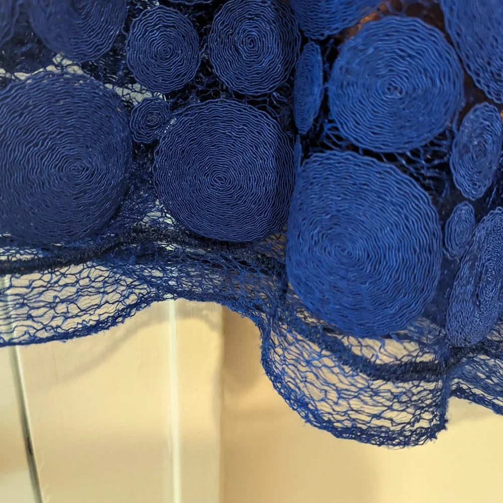 Anthropologie Eva Franco Blue "Albustru" Circle Skirt - Picture 7 of 16